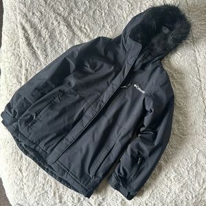 Girls Columbia Jacket Sz Med